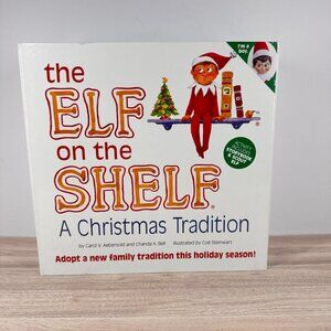 Elf on the Shelf Book Boy Elf Blue Eyes Box Blank Adoption Page Extra Clothes